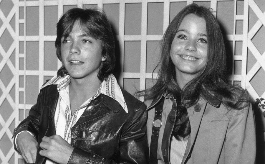 David Cassidy and Susan Dey at an ABC party in 1970