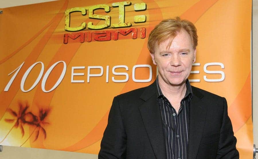 David Caruso on the red carpet