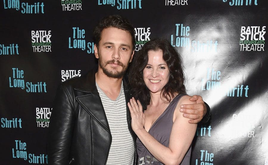 James Franco and Ally Sheedy on the red carpet together