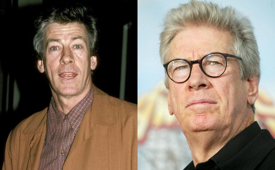Paul Gleason on the red carpet in 1986 / Paul Gleason on the red carpet today