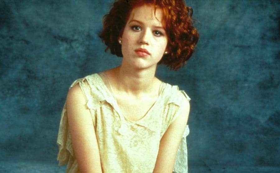 A promotional shot of Molly Ringwald