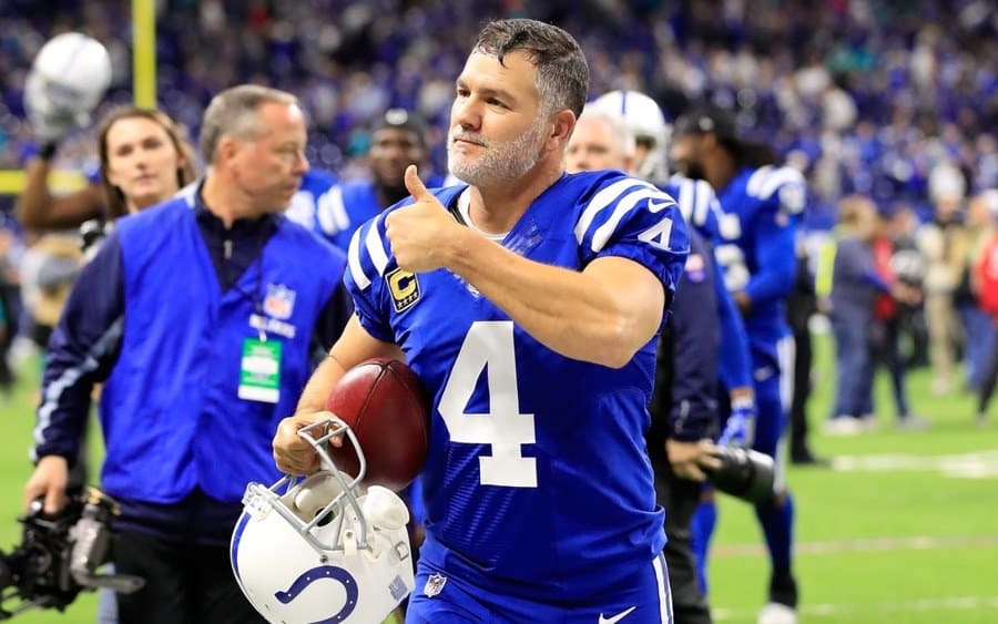 Adam Vinatieri #4 of the Indianapolis Colts