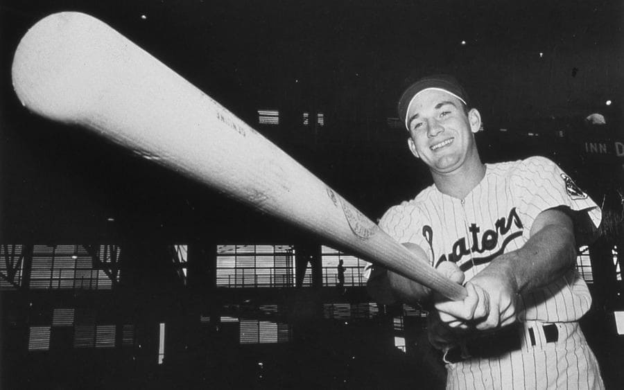 Portrait of American baseball player Harmon Killebrew