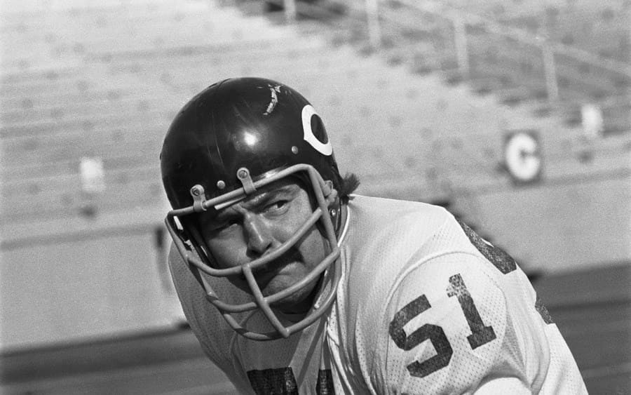 Chicago Bears linebacker Dick Butkus