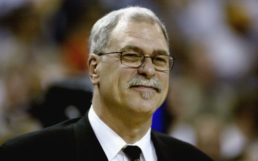 Head coach Phil Jackson of the Los Angeles Lakers