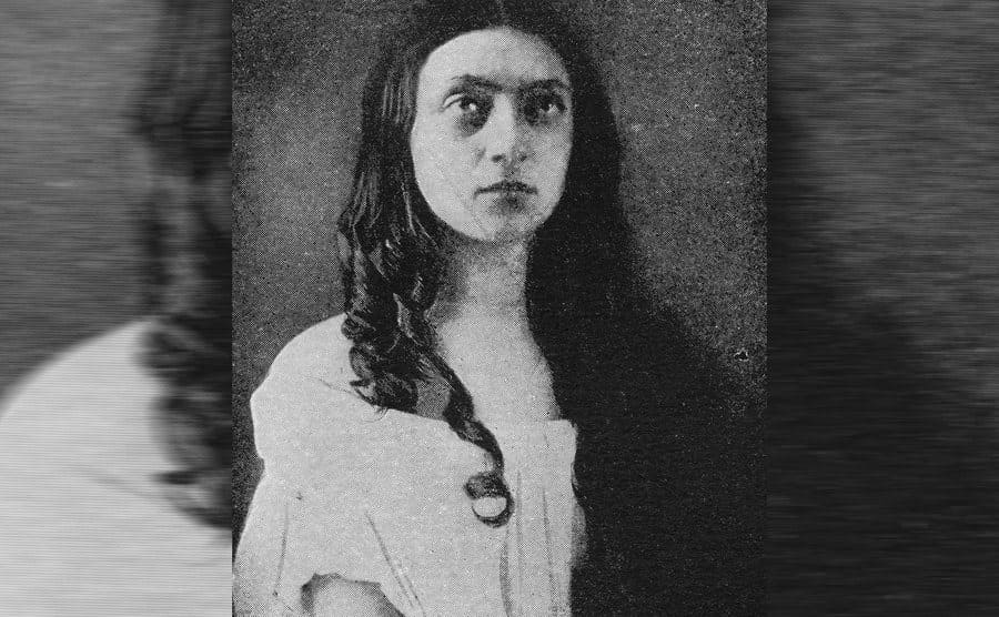 A portrait of Louisa Lane Drew circa 1848