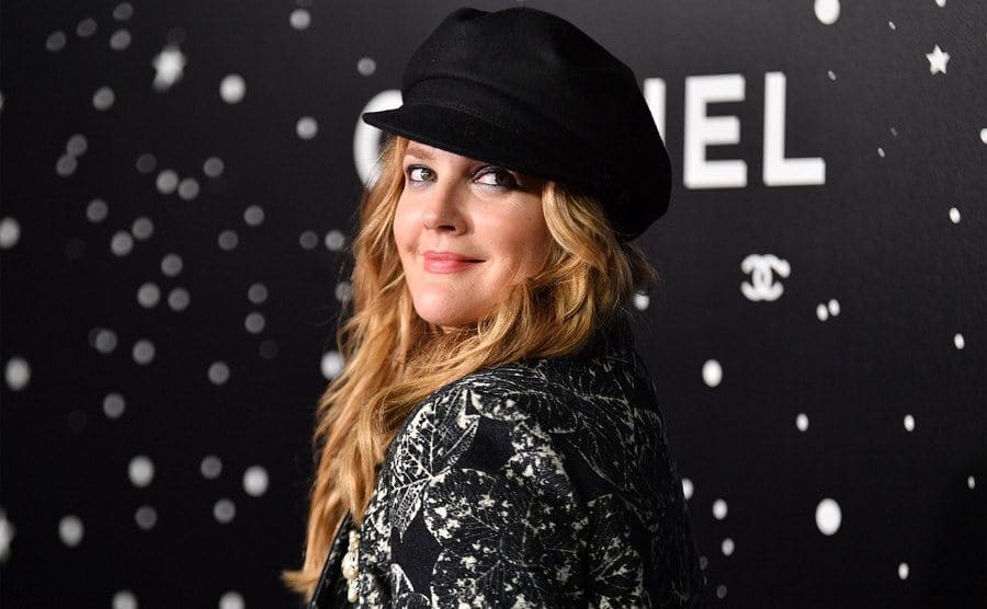 Drew Barrymore on the red carpet in 2018