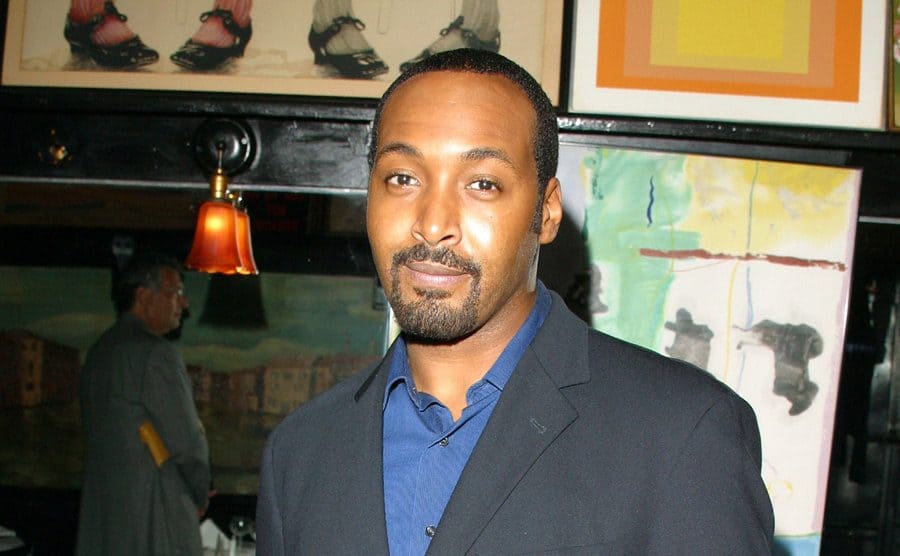 Jesse L Martin posing on the red carpet at a Law and Order event