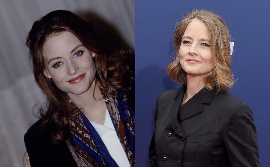 Jodie Foster poses for a portrait / Jodie Foster on the red carpet today