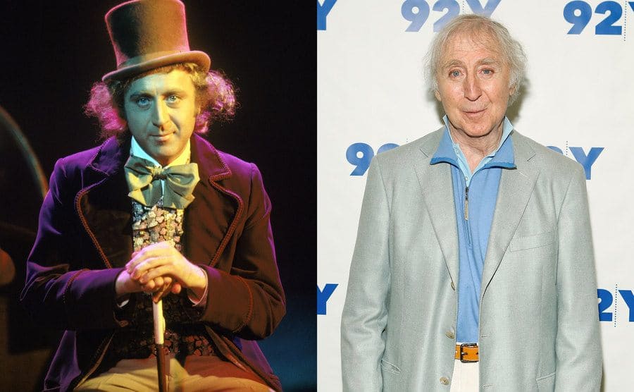 Gene Wilder as Willy Wonka / Gene Wilder on the red carpet in 2013