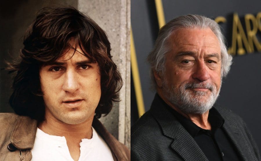 Robert De Niro on the set of Mean Streets / Robert De Niro on the red carpet today