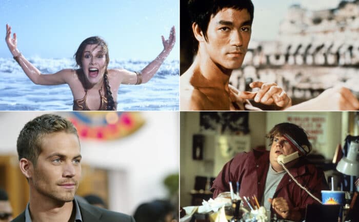 Carrie Fisher / Bruce Lee / Paul Walker / Chris Farley