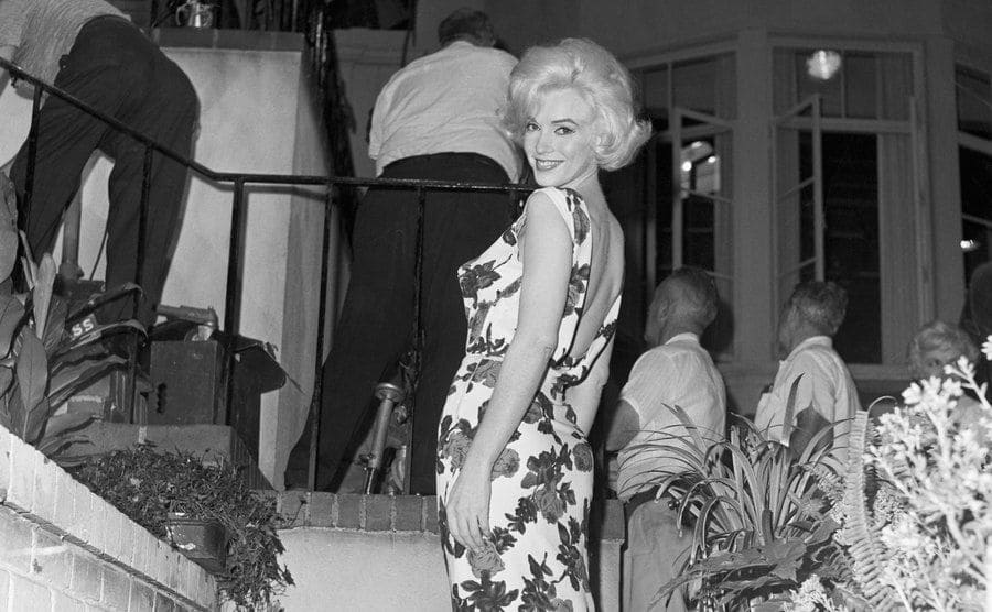 Marilyn Monroe on the set of Something's Got To Give