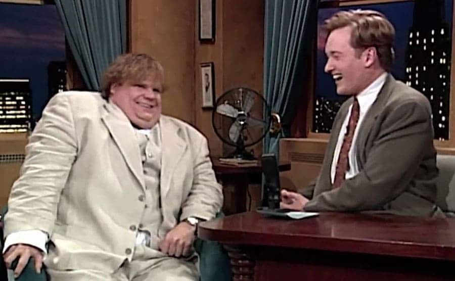 Chris Farley on the Conan O’Brien Show