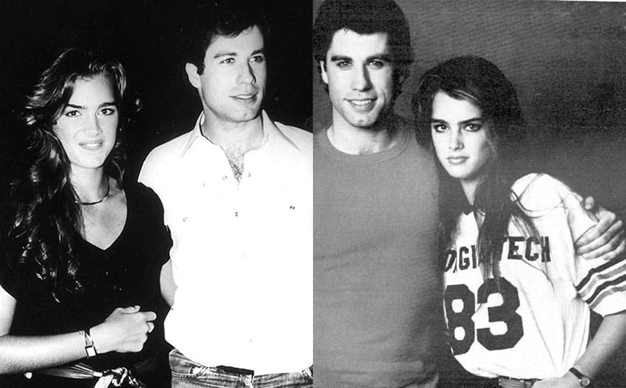 Brooke Shields and John Travolta
