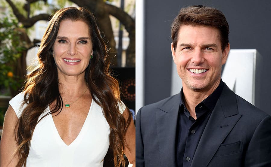 Brooke Shields on the red carpet / Tom Cruise on the red carpet