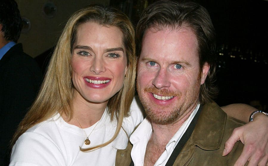 Brooke Shields and Chris Henchy at an event