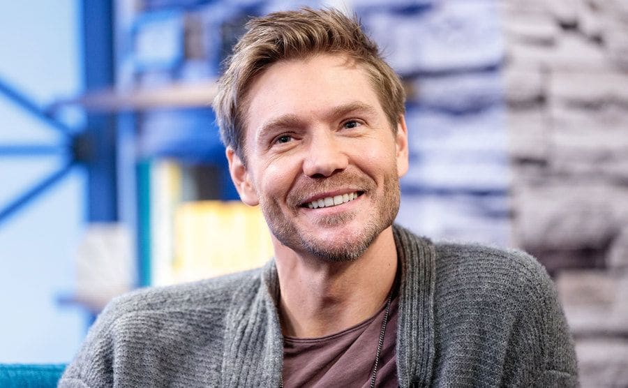 Chad Michael Murray in a studio in 2019