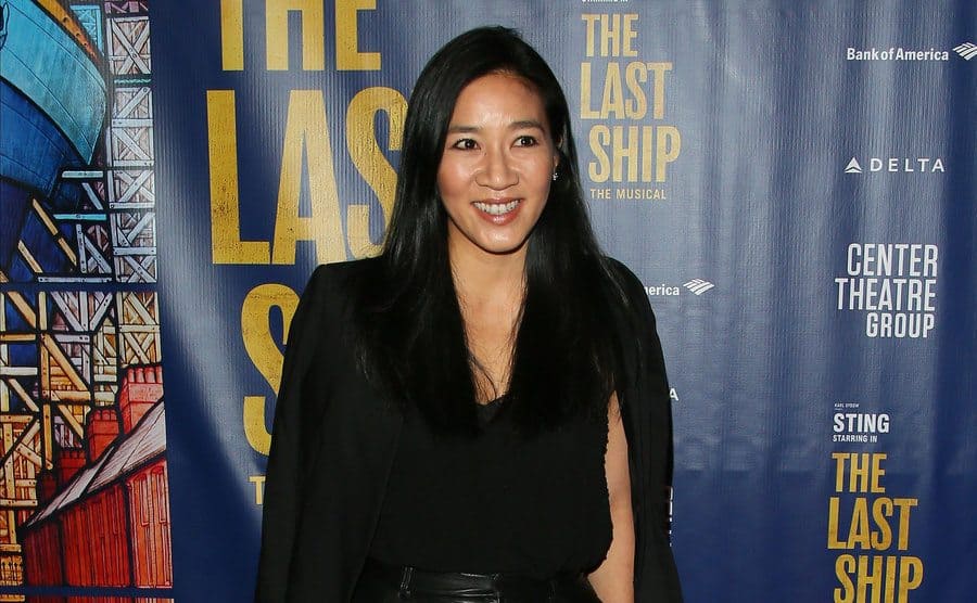 Michelle Kwan on the red carpet today