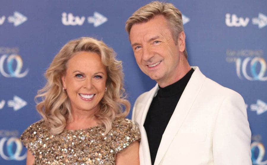 Torvill and Dean on the red carpet today