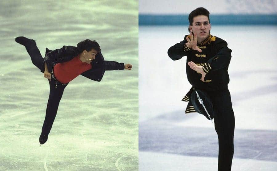 Elvis Stojko figure skating / Elvis Stojko in another figure skating position