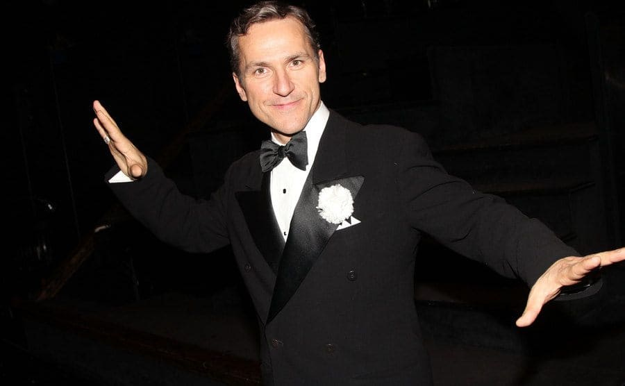 Elvis Stojko on the red carpet in 2014