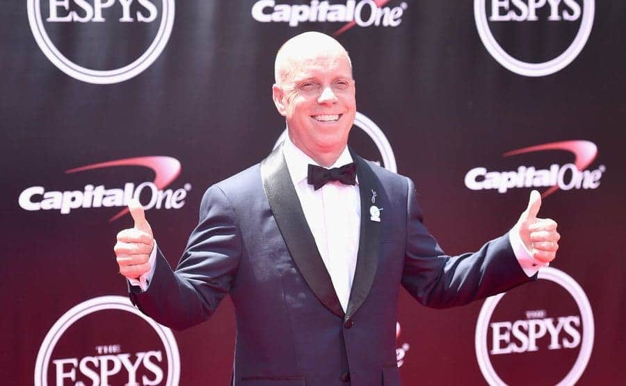 Scott Hamilton on the red carpet today