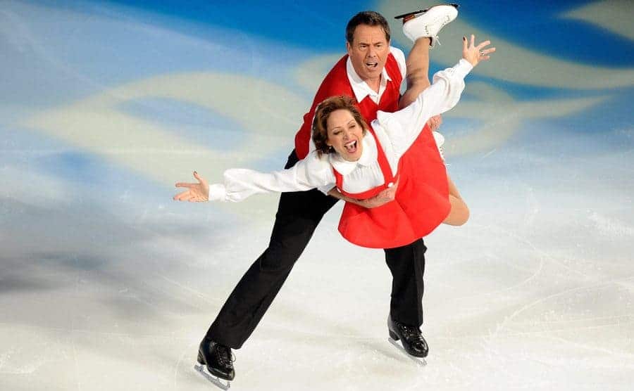 Kitty and Peter figure skating today