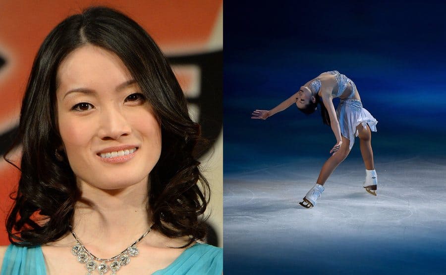 Shizuka Arakawa on the red carpet / Shizuka Arakawa figure skating in 2015
