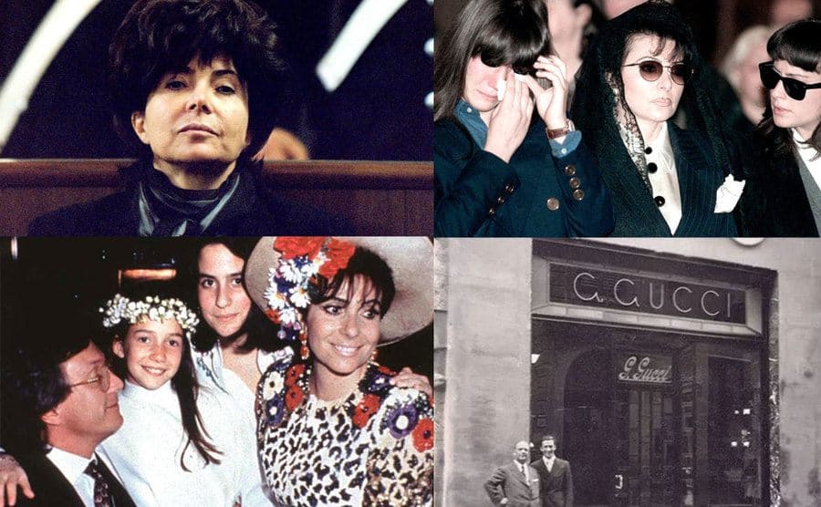 Patrizia Reggiani / Alessandra Gucci, Allegra Gucci, and Patrizia Reggiani / Maurizio Gucci, Allegra Gucci, Alessandra Gucci and Patrizia Reggiani / Guccio and Rodolfo Gucci 