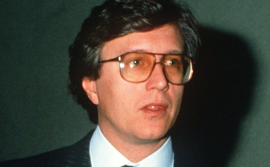 A photo of Maurizio Gucci looking a little lost. 