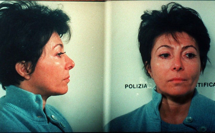 Patrizia Reggiani’s mug shots. 