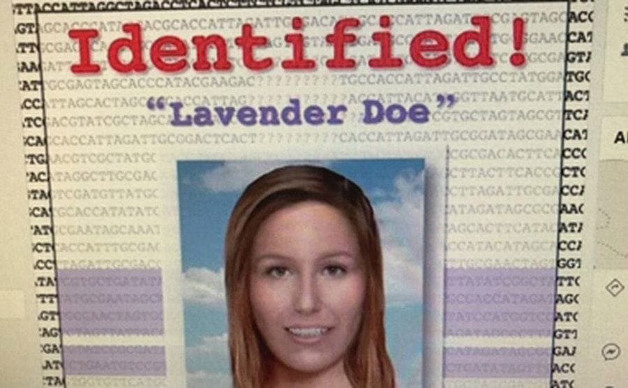 The post on the ‘DNADoeProject’ website informing that they have identified Lavender Doe.