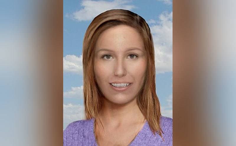 A digital police sketch of Lavender Doe that was released to the press.