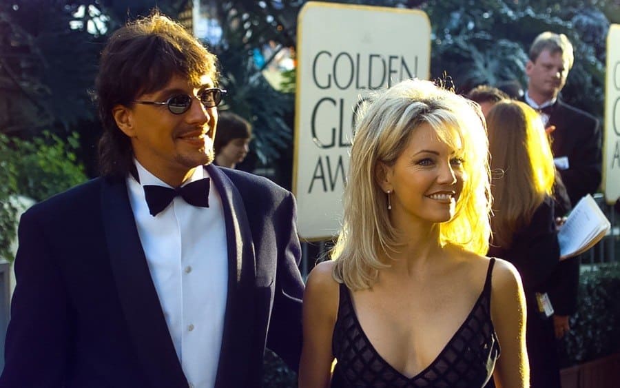 Heather Locklear Richie Sambora at Golden Globes Awards Show 1997