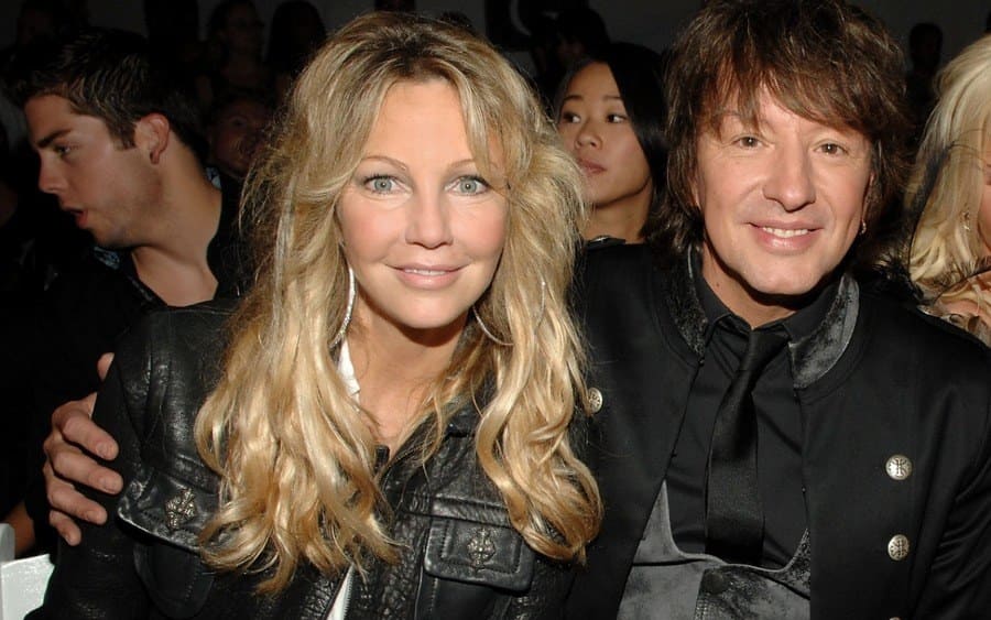 Heather Locklear and Richie Sambora attend the Los Angeles Fashion Week