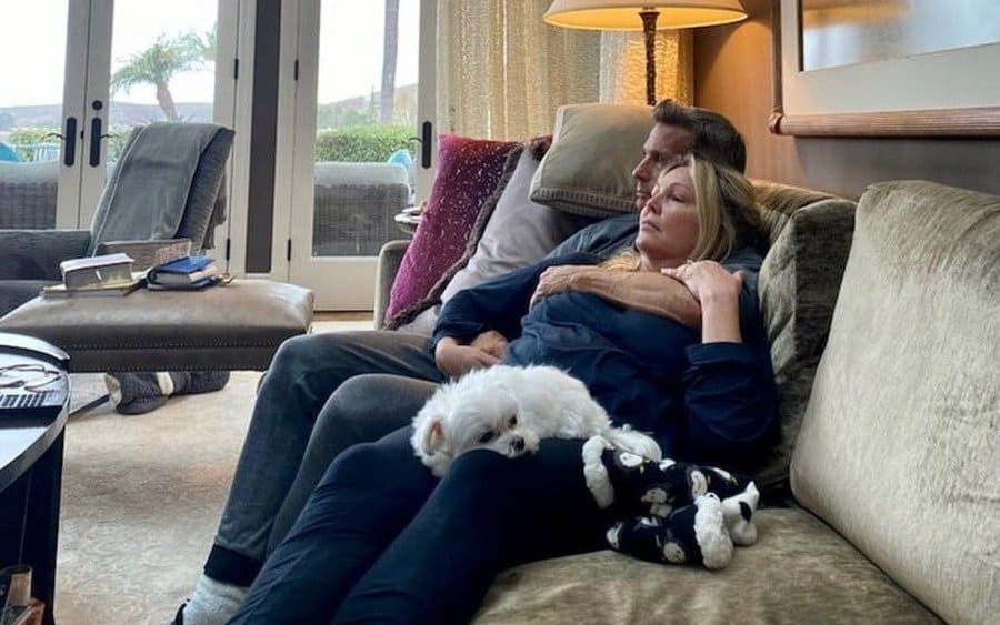 Chris Heiss and Heather Locklear