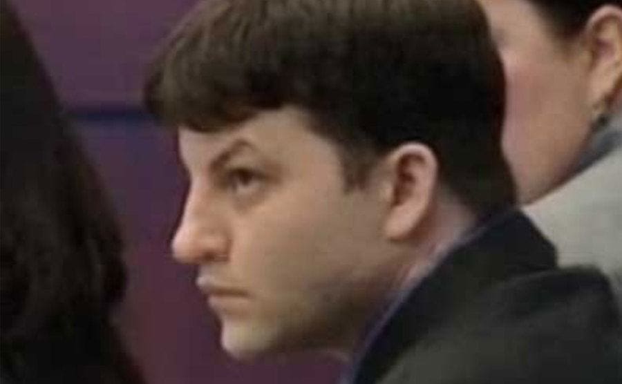 Ben Appleby is sitting in court.