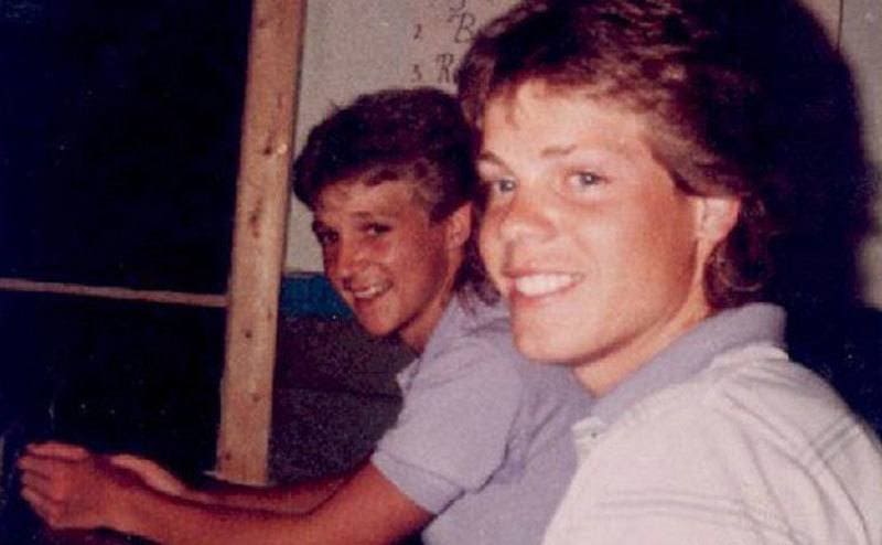 A photo of Don and Kevin in class.