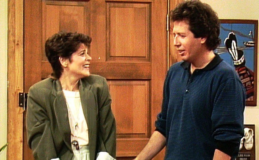 Gilda Radner is guest appearing alongside Garry Shandling.