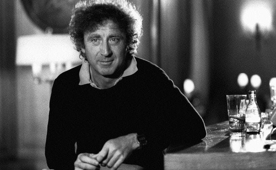 Gene Wilder is sitting in a bar in Paris.
