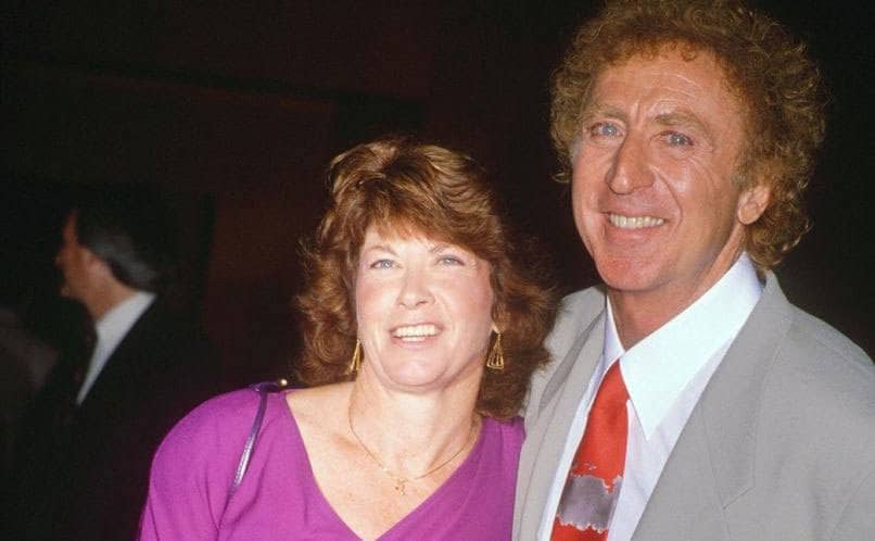 Gene Wilder and his wife Karen Boyer.