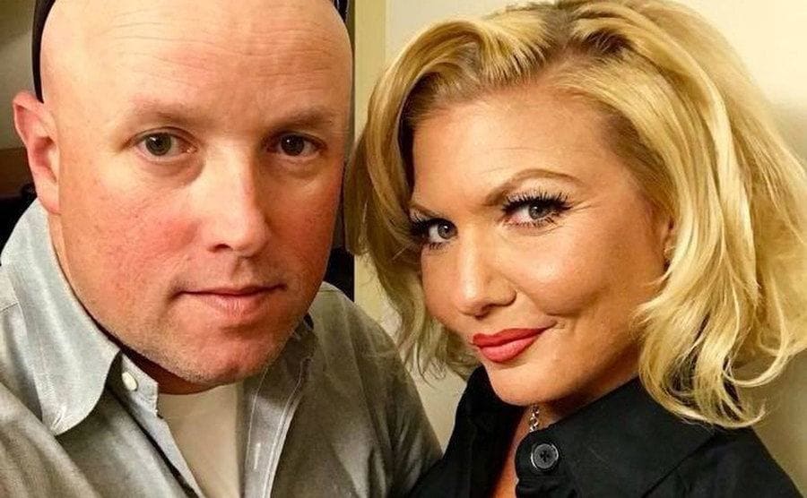A selfie of Kat and Jeff.