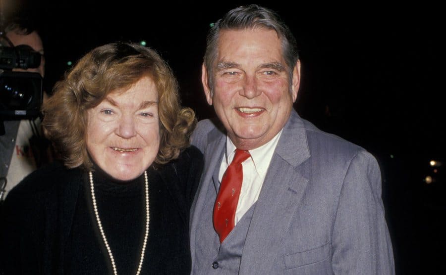 Anne Ramsey and husband Logan Ramsey during Premiere of 