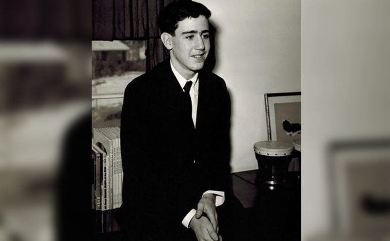 Portrait of Andy Kaufman in his early teens.