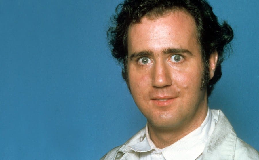 Andy Kaufman poses for a portrait.