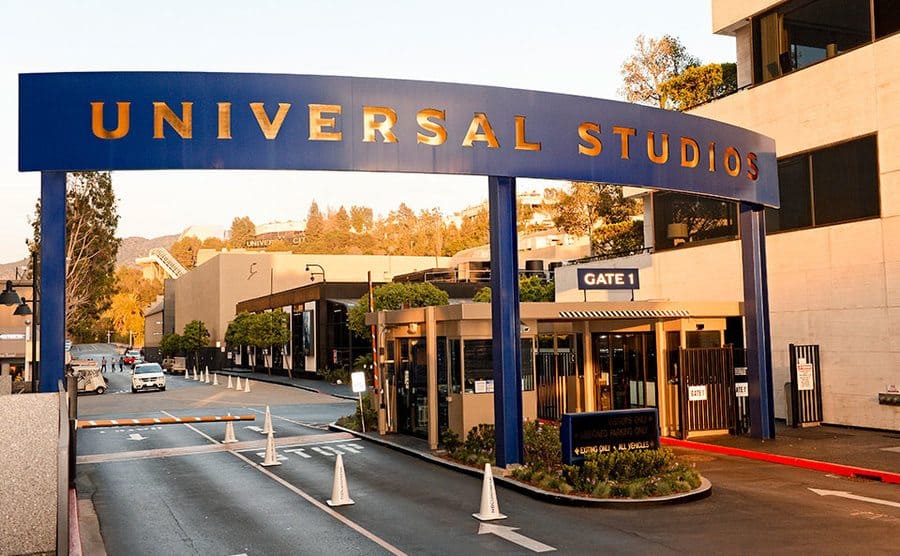 Entrance to Universal Studios office headquarters.