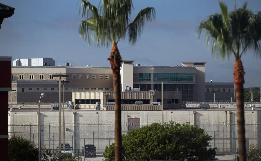 Outside view of the Booking and Release Center at the Orange County Jail.