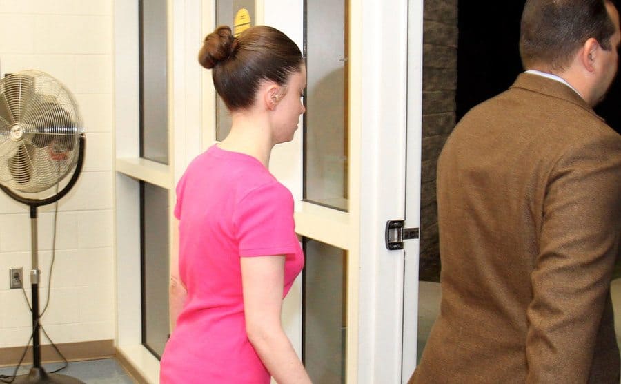Case Anthony leaves the Booking and Release Jail Center with her attorney Jose Baez.