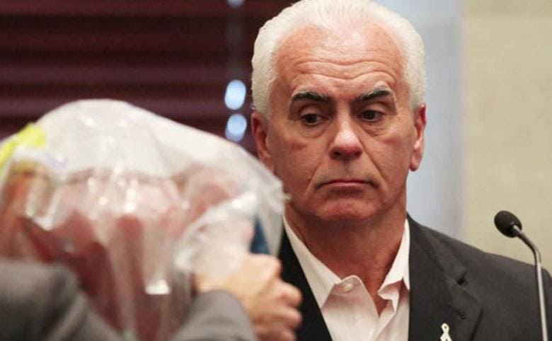 George Anthony is standing in court after denying the abusive claims.